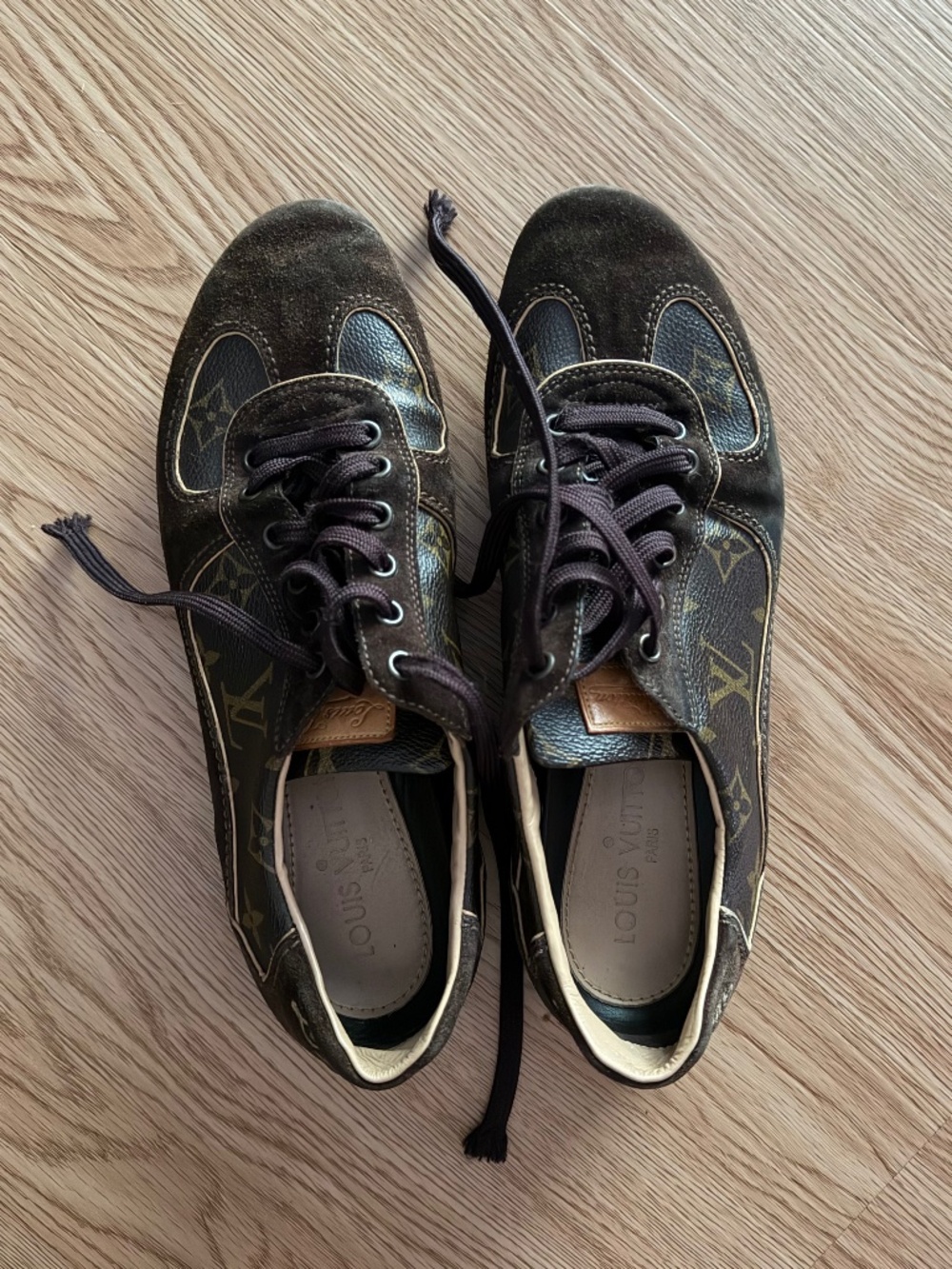 Vintage Louis Vuitton monogram sneakers